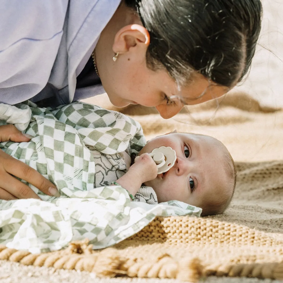 Organic Cotton Muslin Swaddle