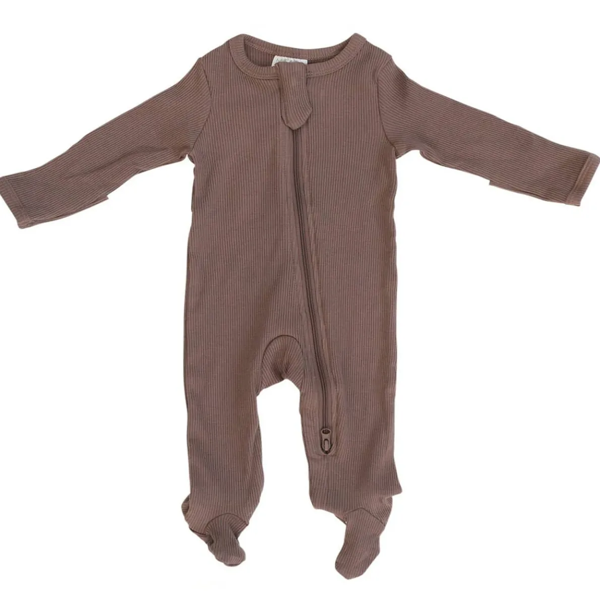 Organic Footed Zipper One-Piece