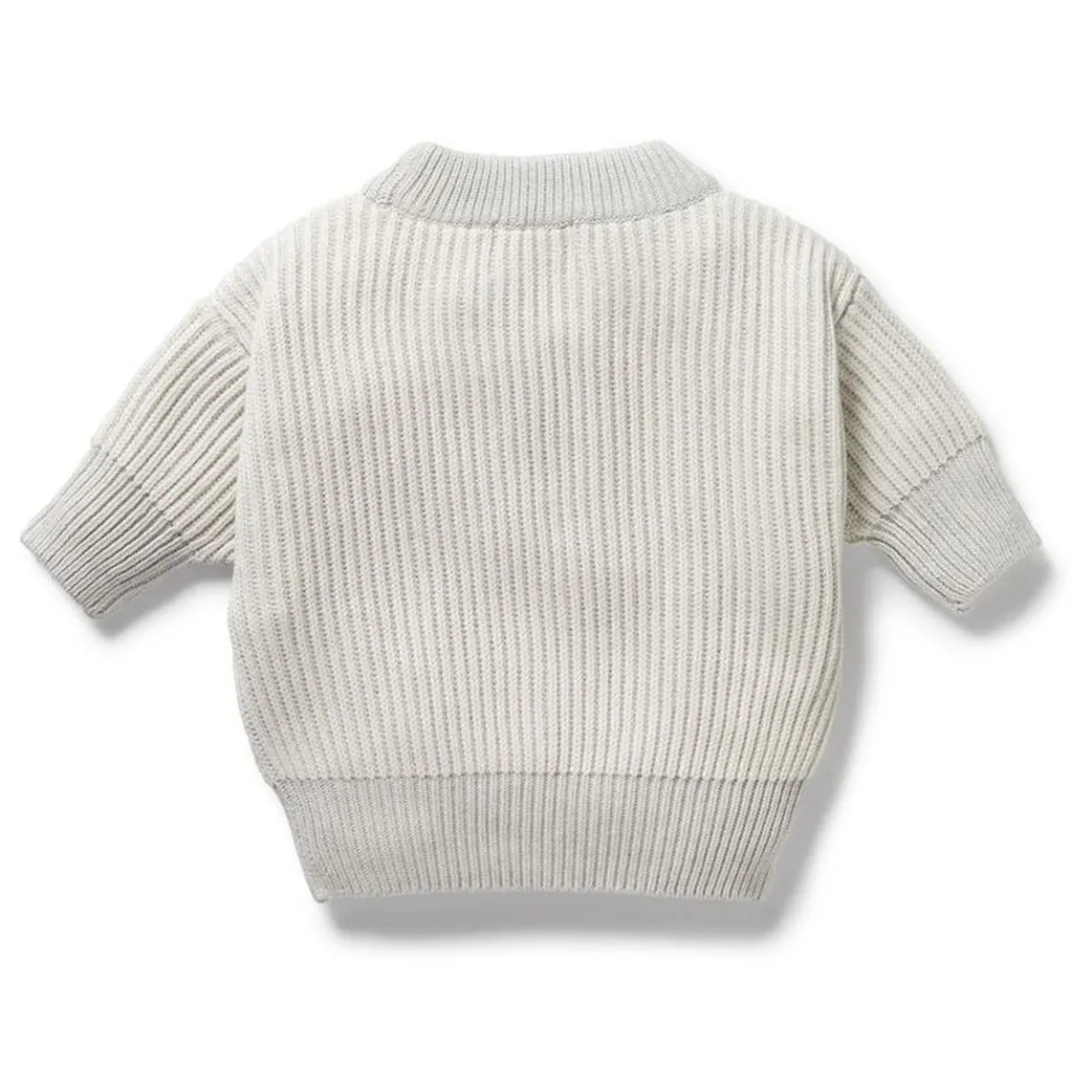 Organic Knitted Ribbed Jumper