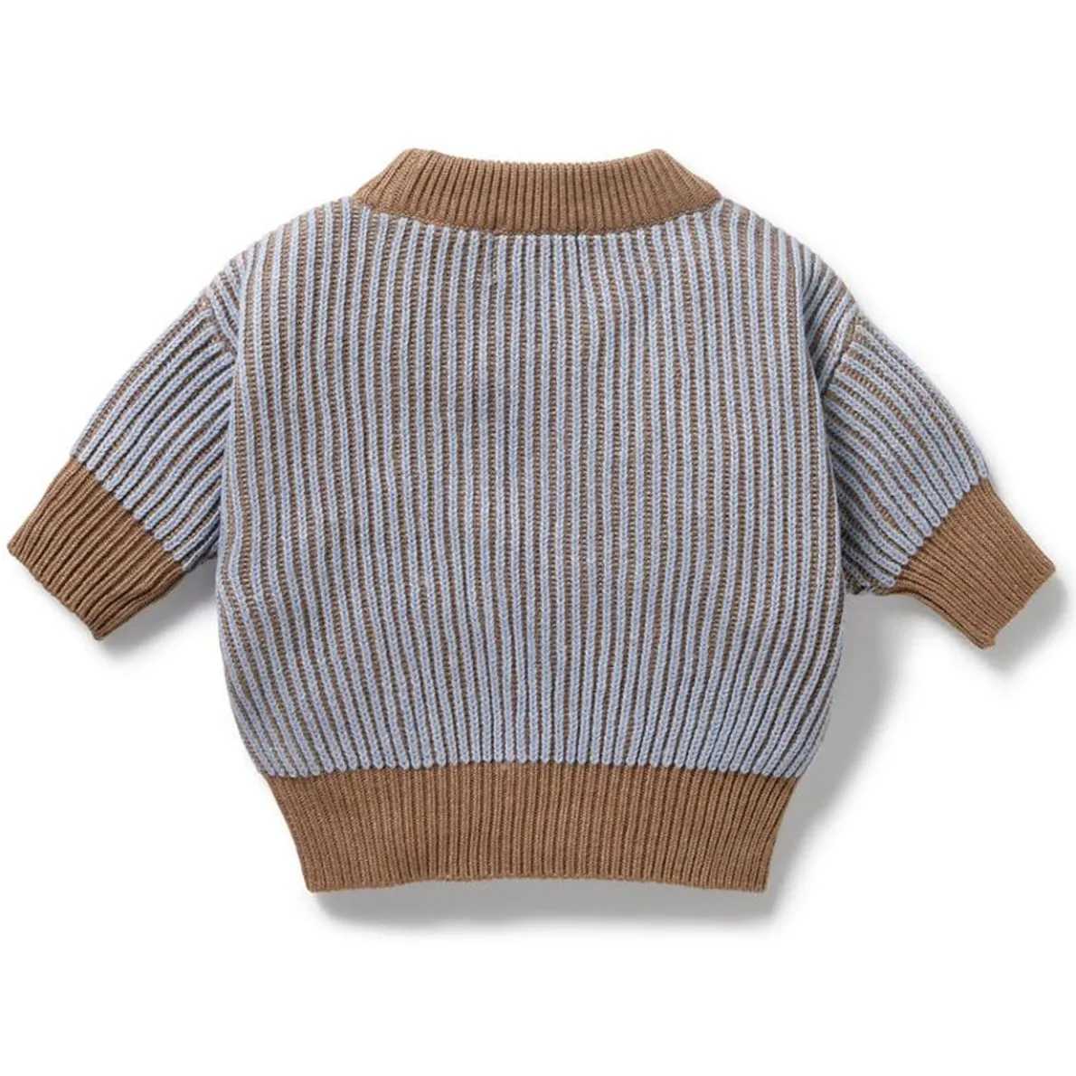 Organic Knitted Ribbed Jumper