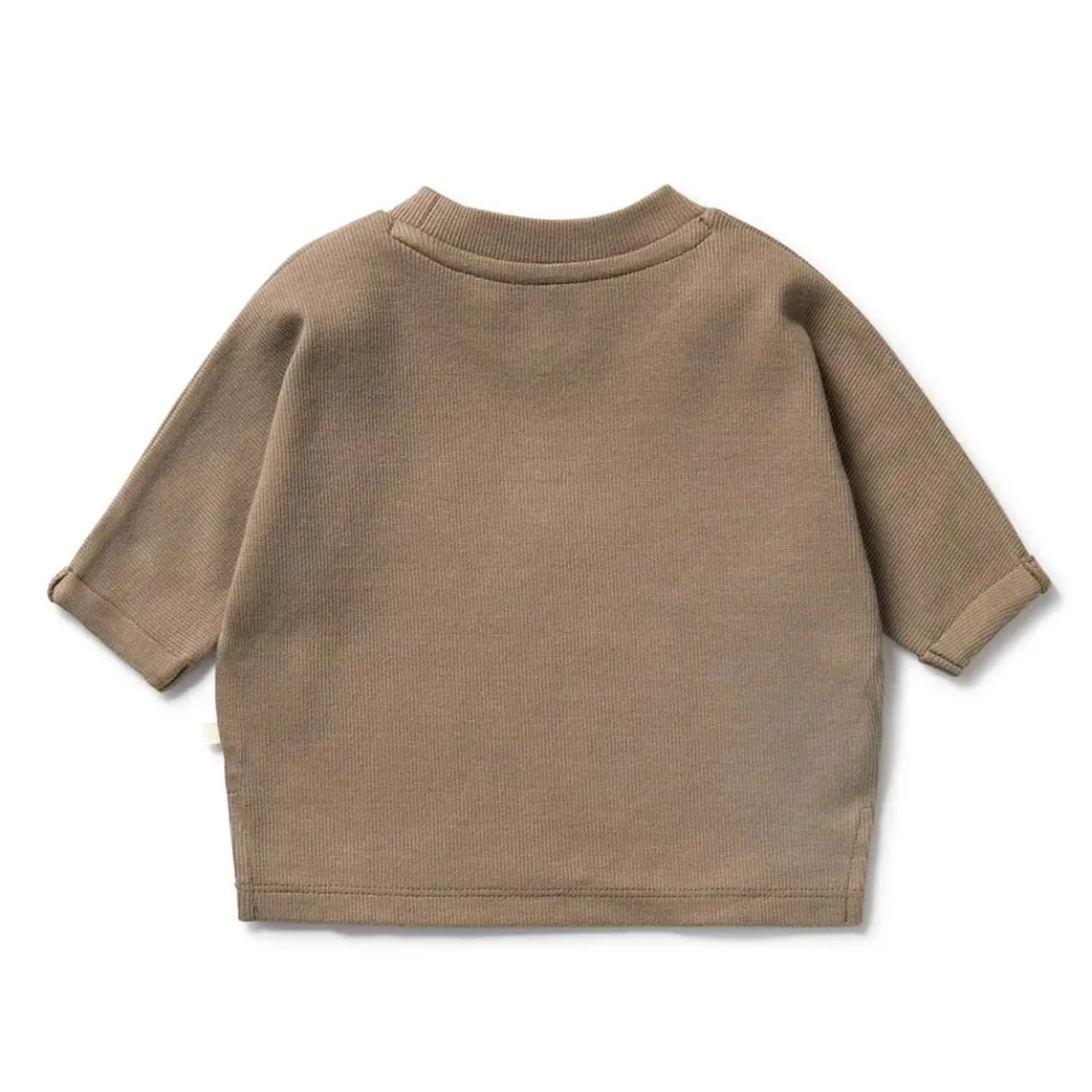 Organic Rib Long Sleeved Top