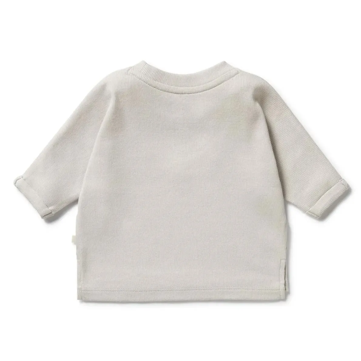 Organic Rib Long Sleeved Top