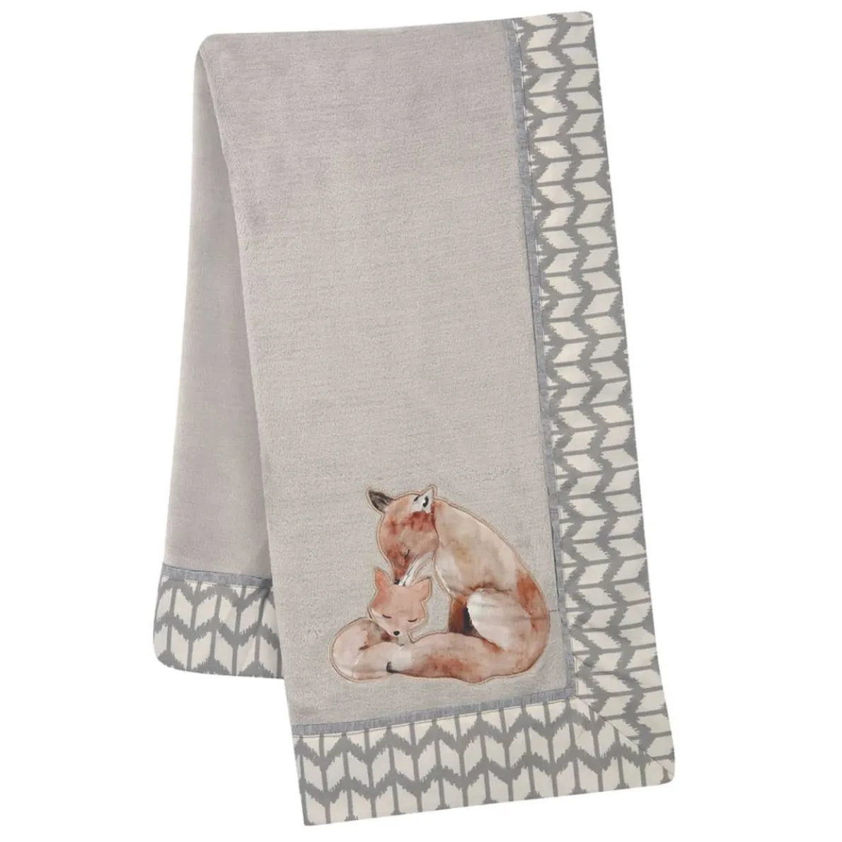 Painted Forest Appliqued Blanket