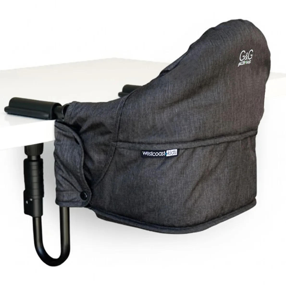 Perch Chair (Black Frame) - Raven