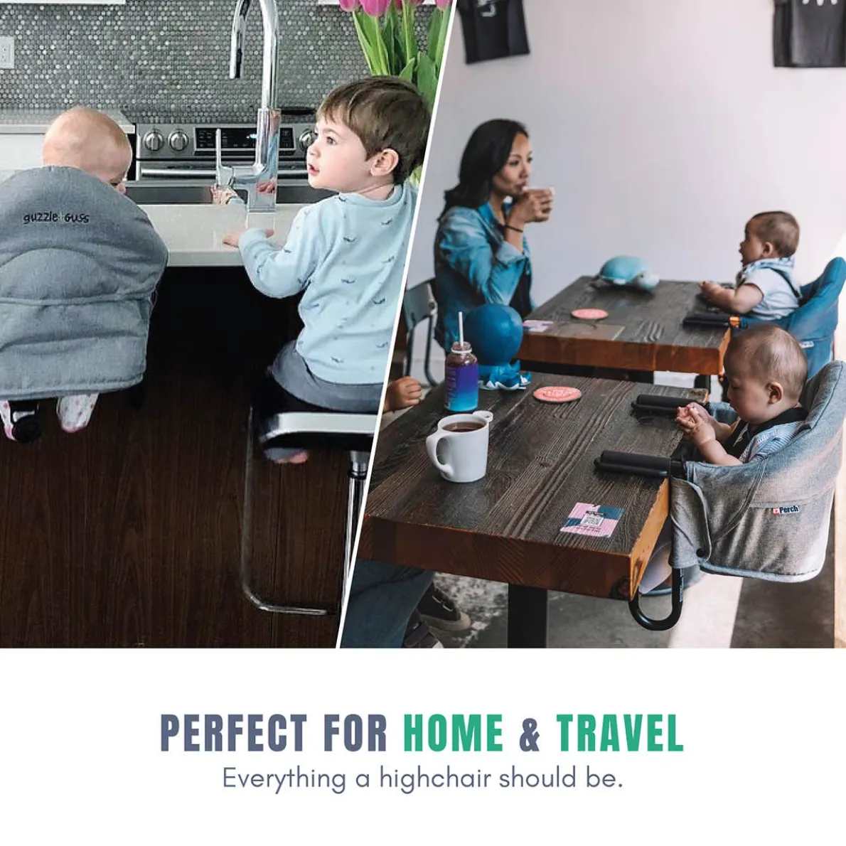 Perch Chair (Black Frame) - Raven