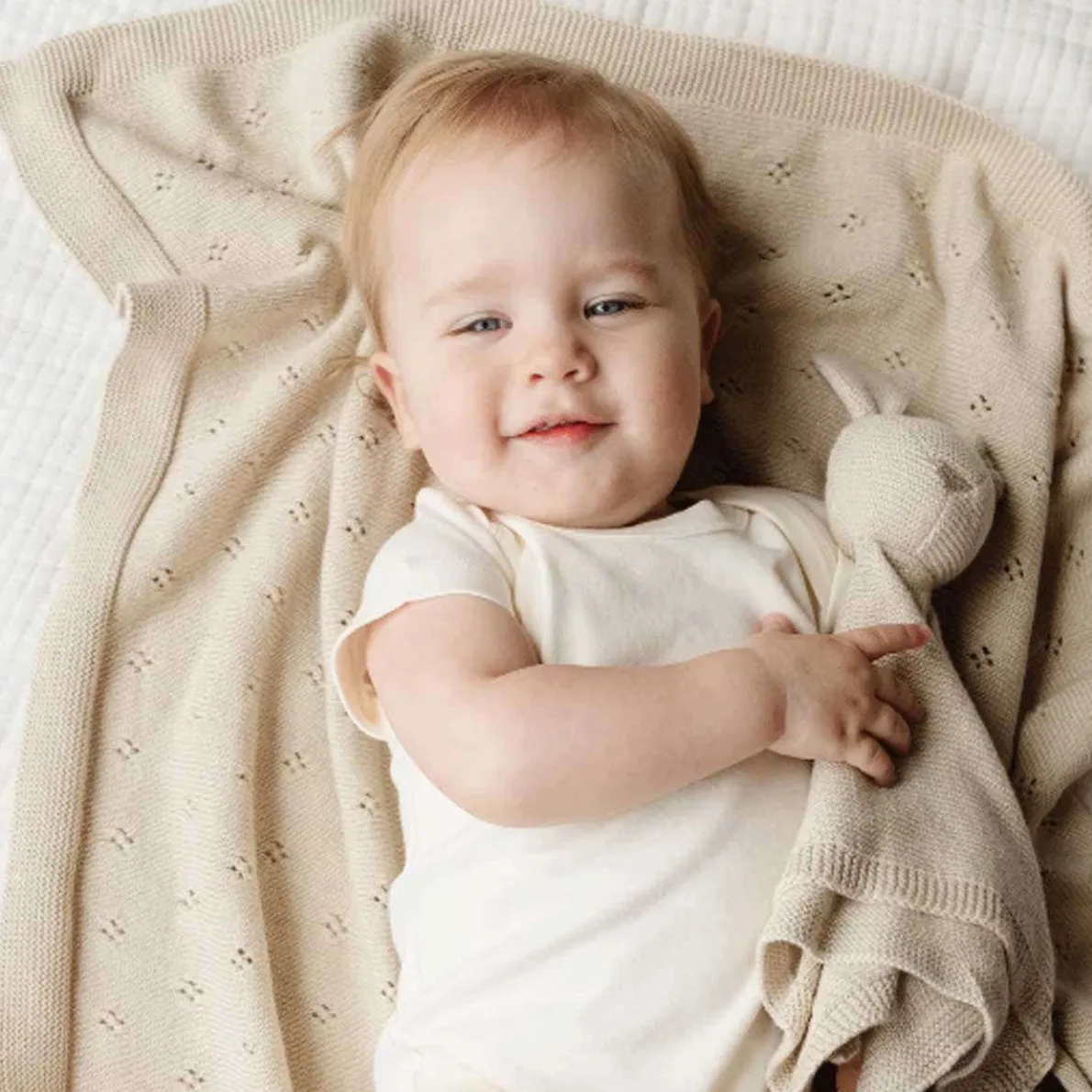 Pique Blanket + Lovey