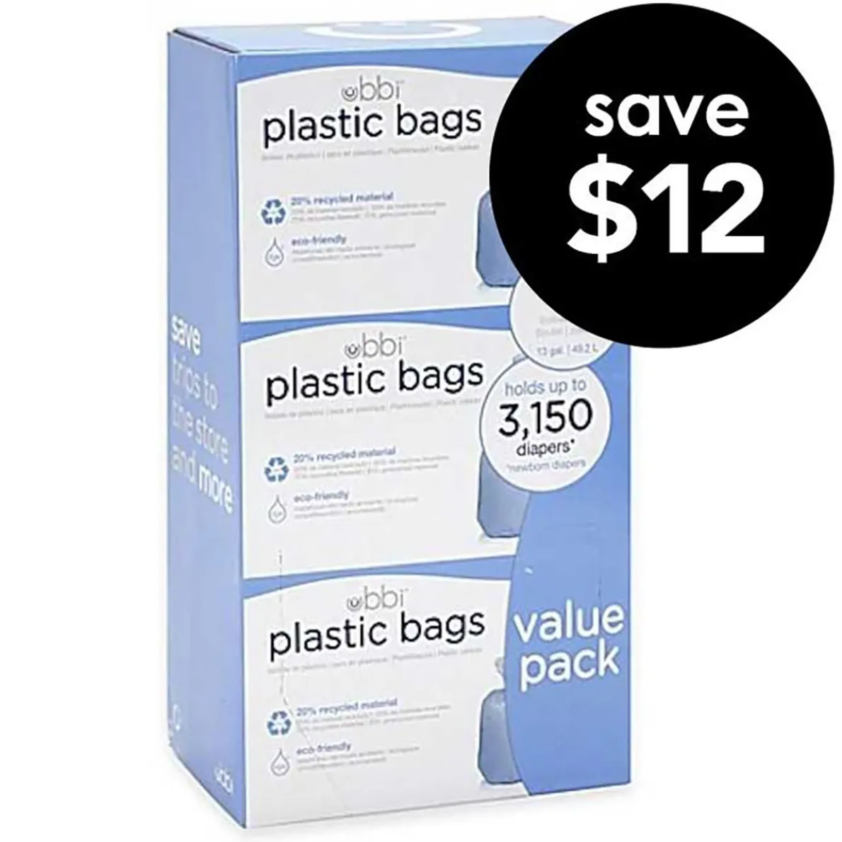Plastic Bags (3 Pack)