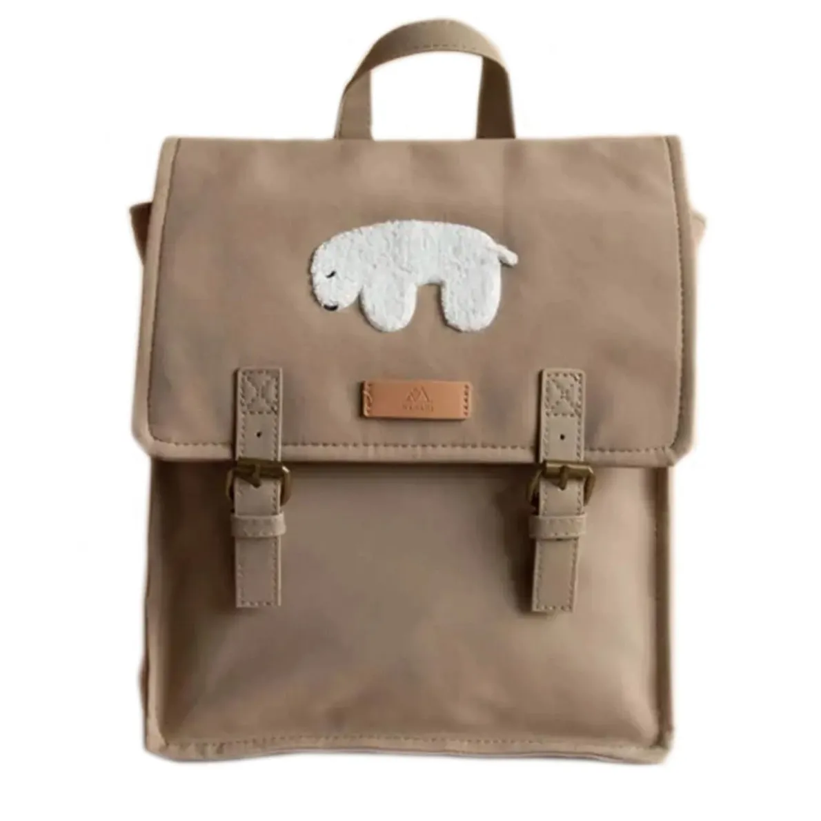 Polar Bear Puffed Backpack