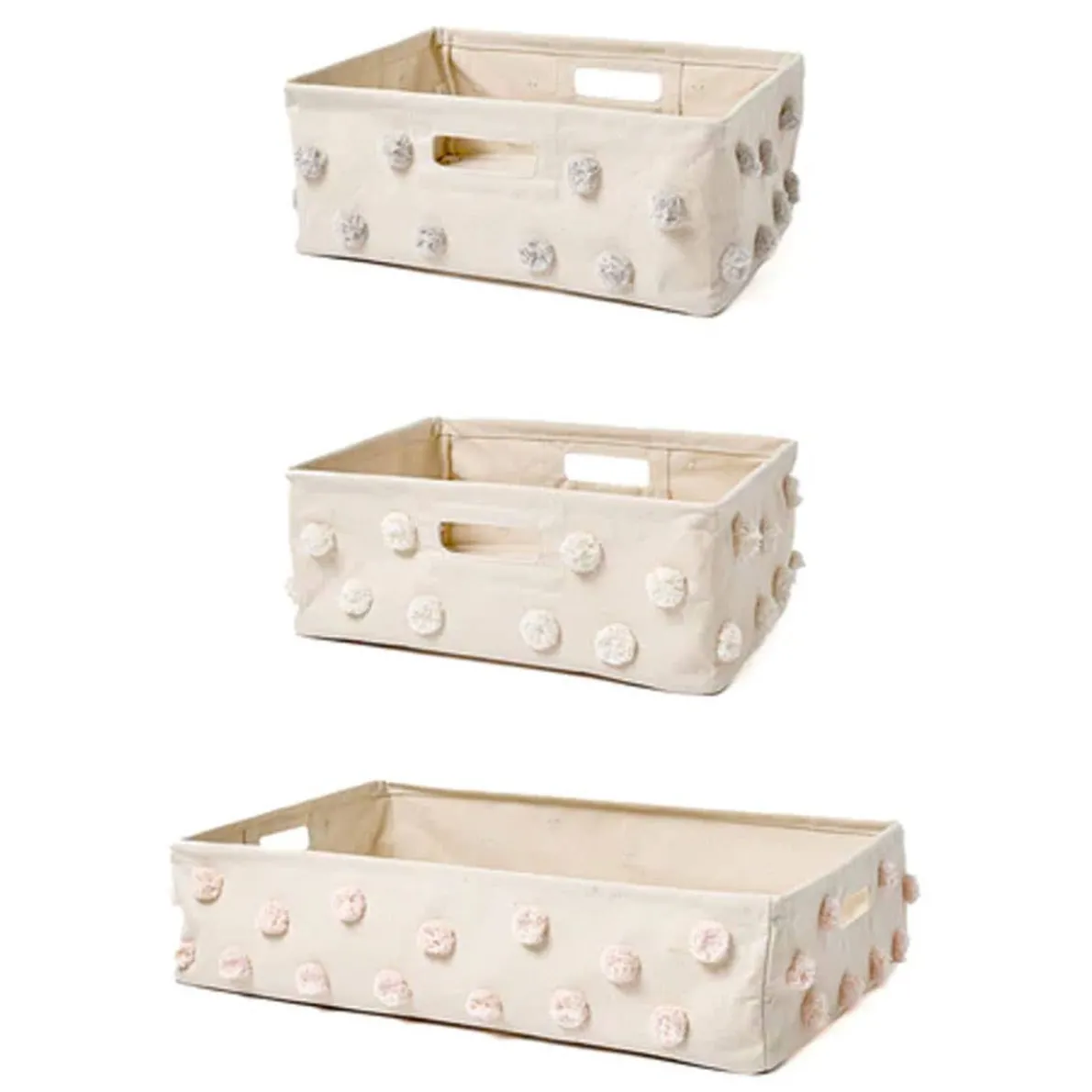 Pom Pom Under the Crib Basket (Large)