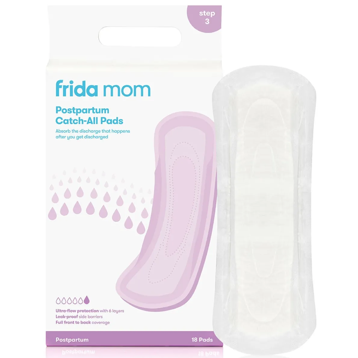 Postpartum Pads (18 Pack)