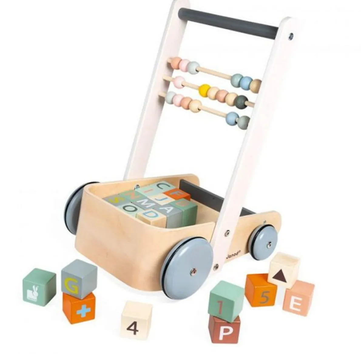 Push Along Cart with ABC Blocks