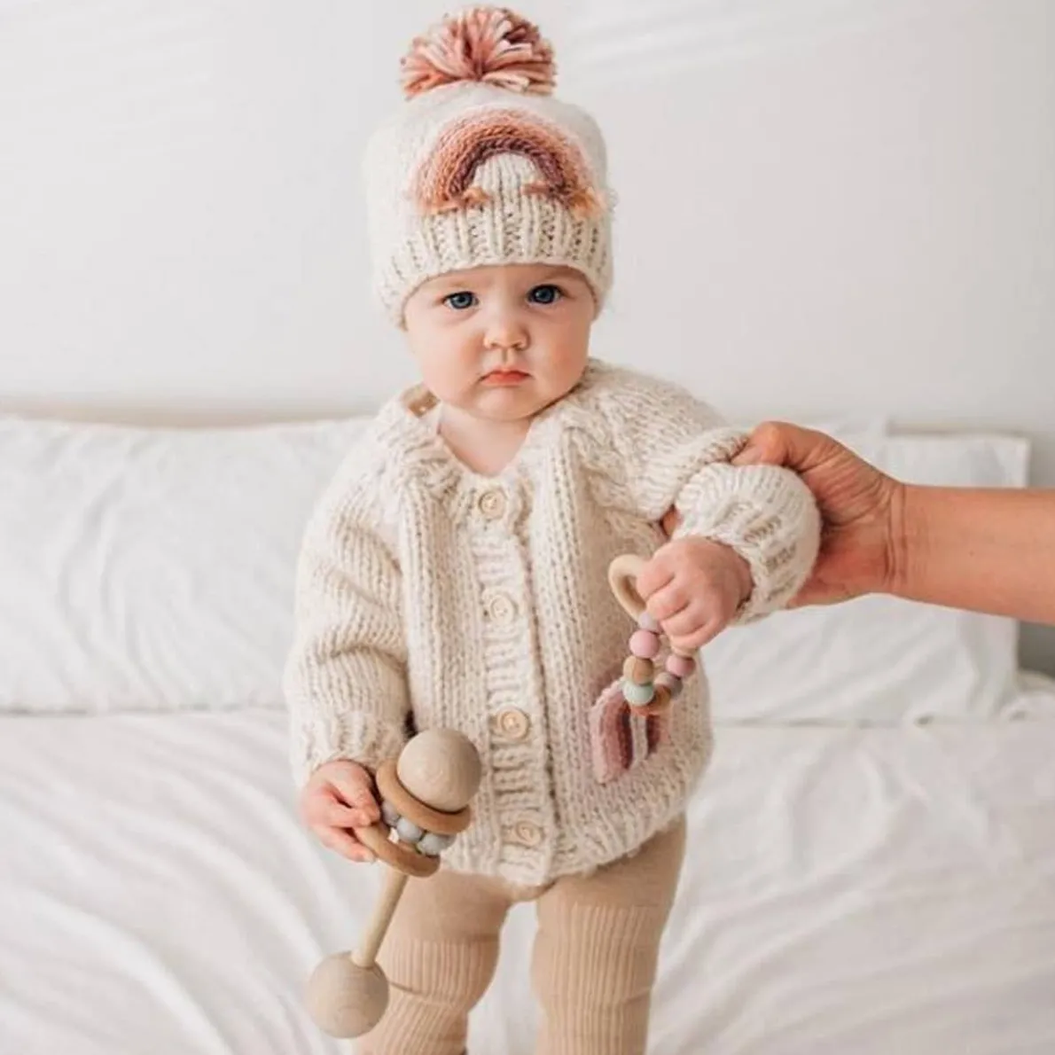 Rainbow Pocket Cardigan