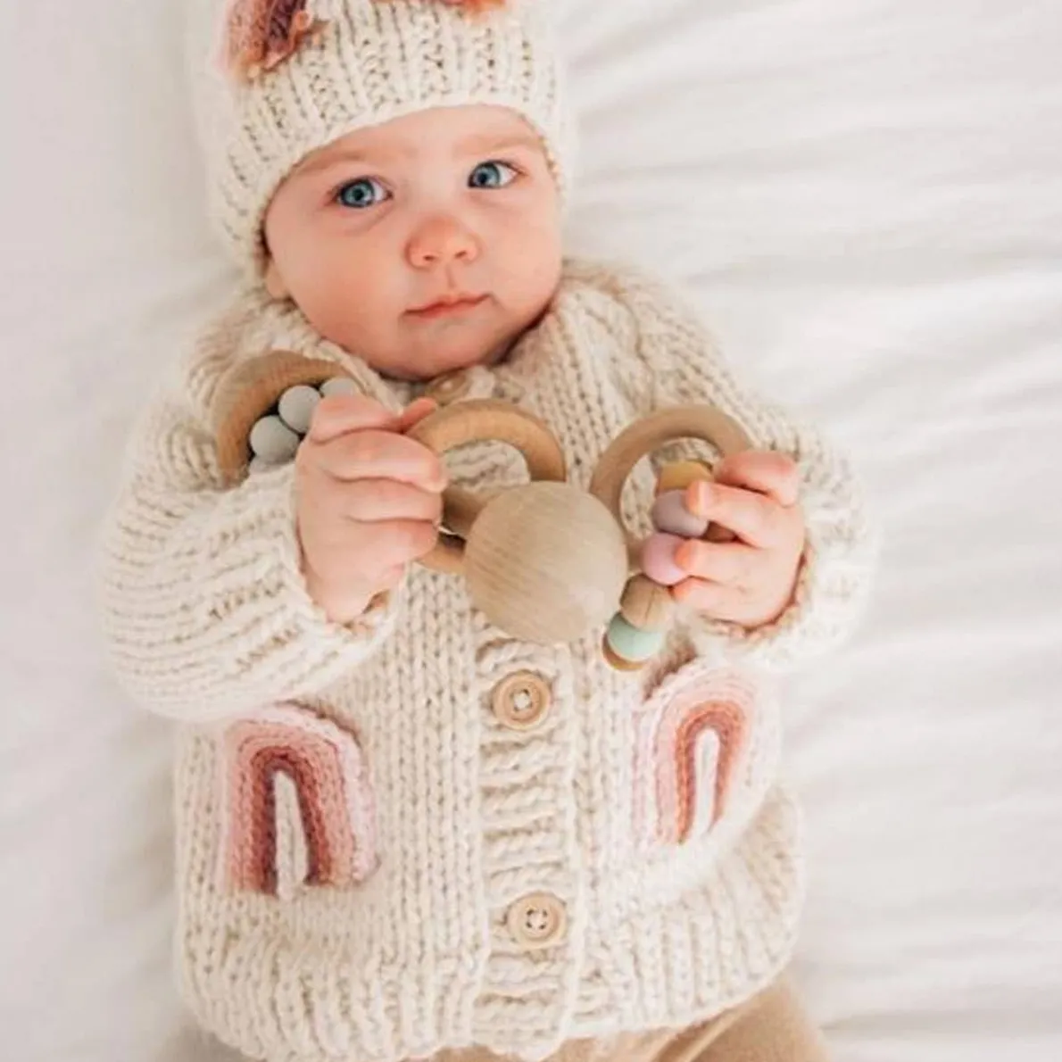 Rainbow Pocket Cardigan