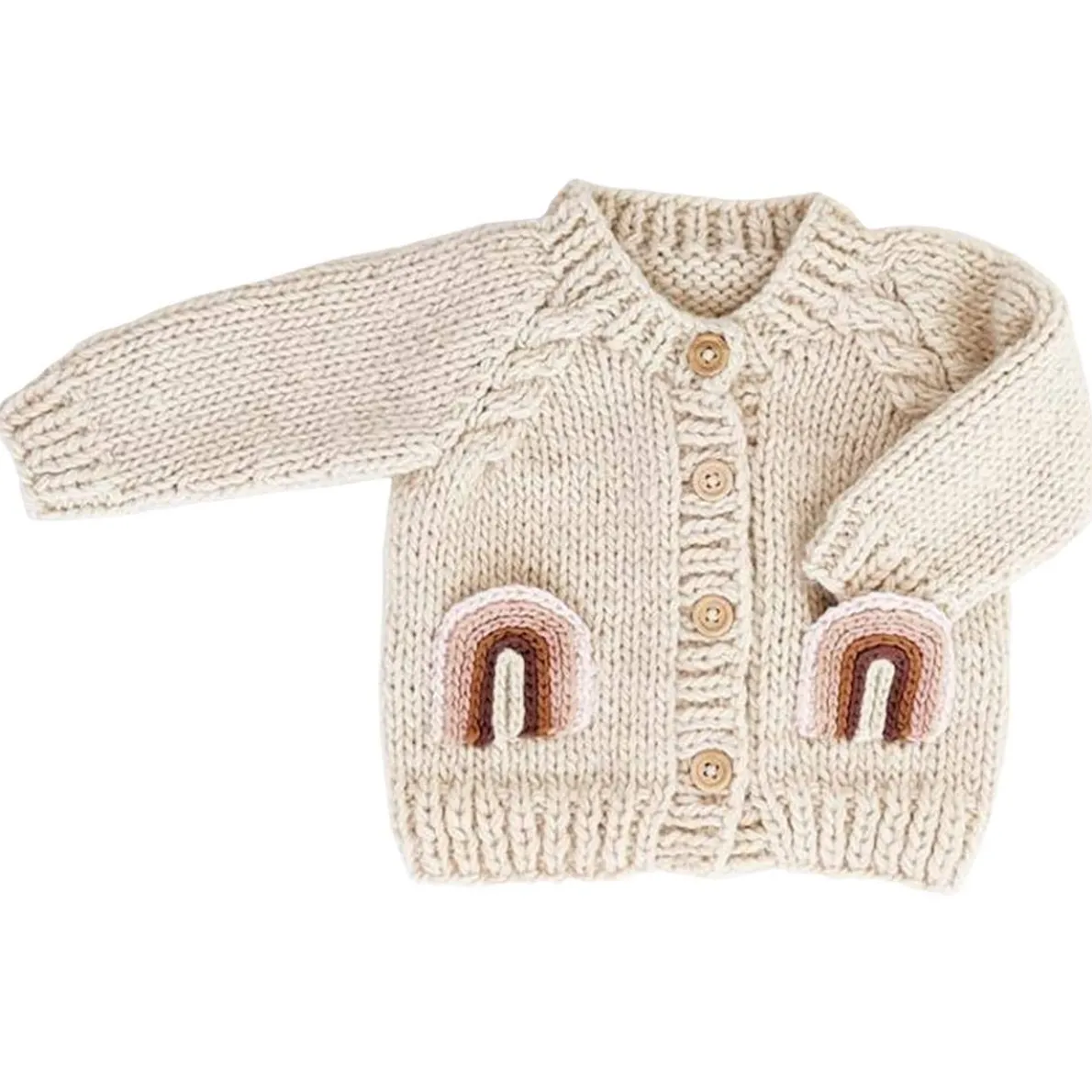 Rainbow Pocket Cardigan