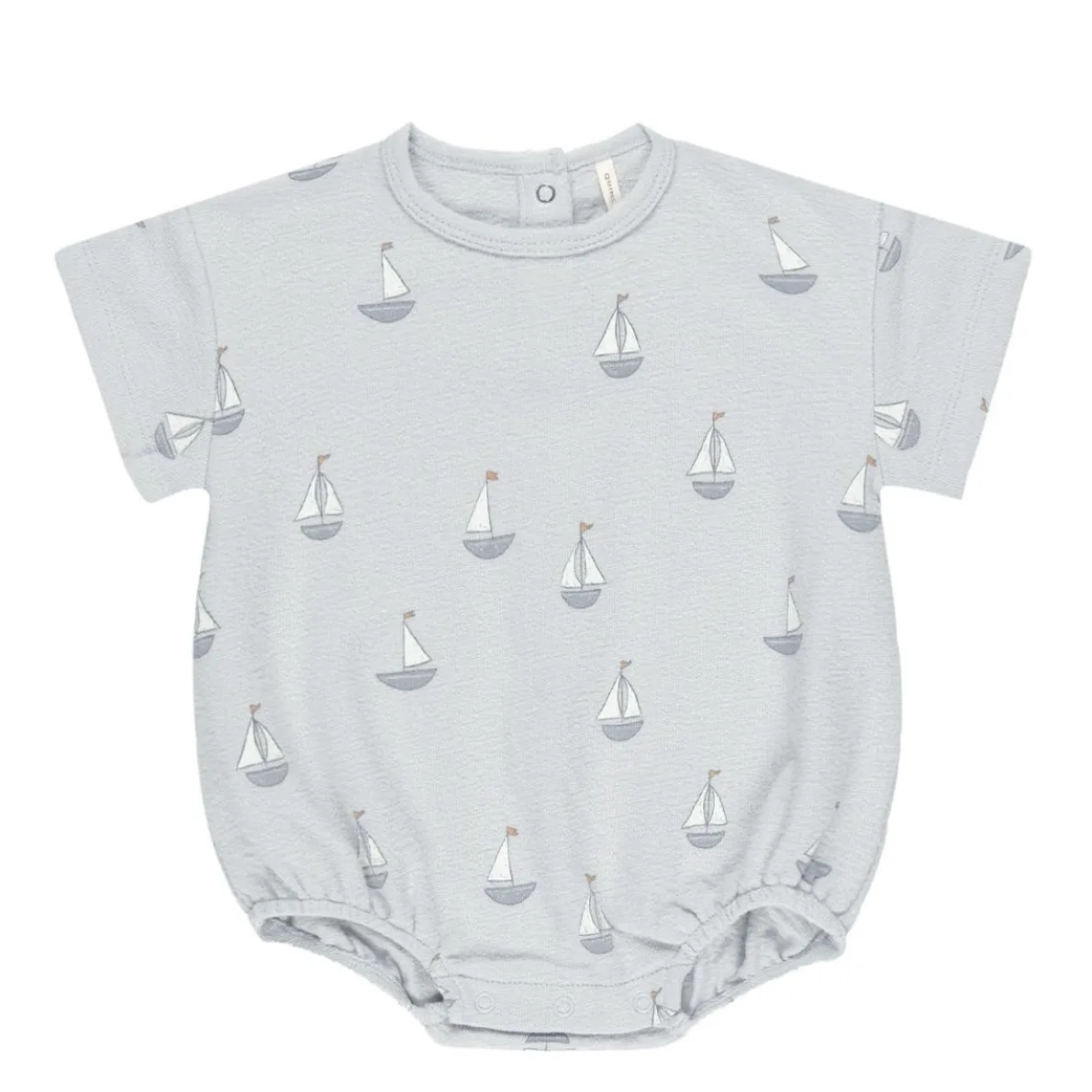 Relaxed Short Sleeve Bubble Romper