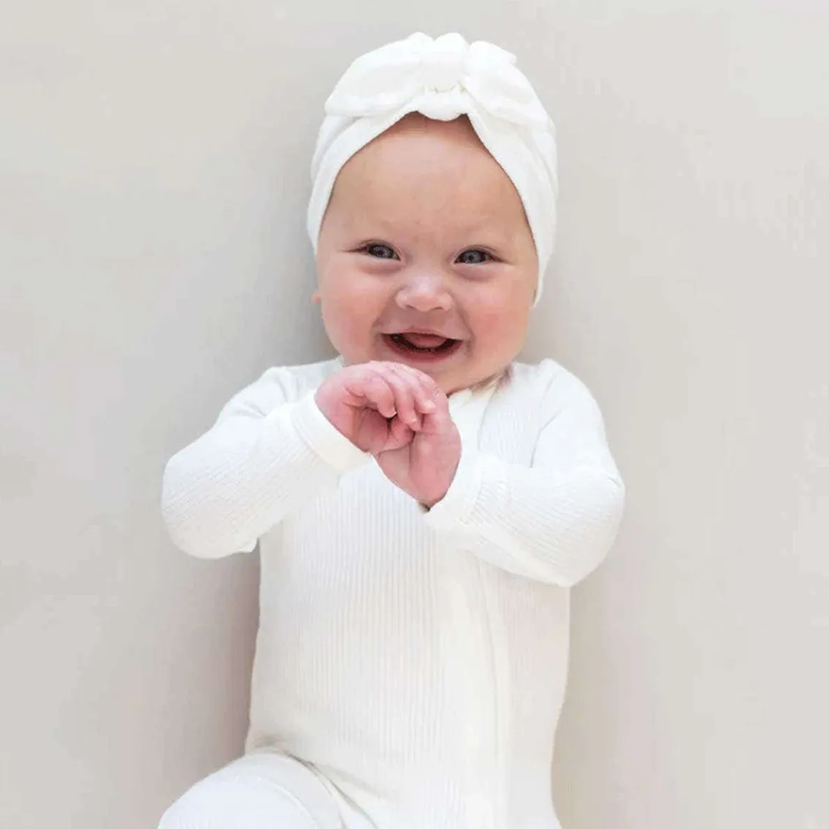 Ribbed Zippered Footie