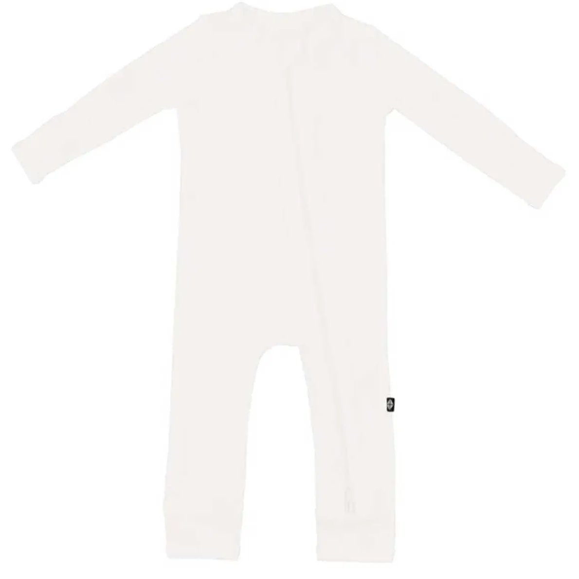 Ribbed Zippered Romper