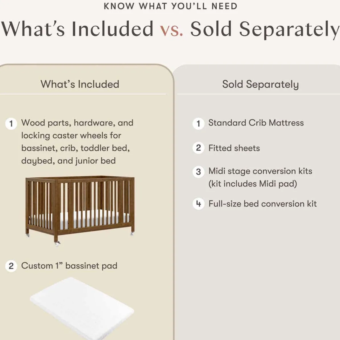 Rolli 9-in-1 All-Stages Crib