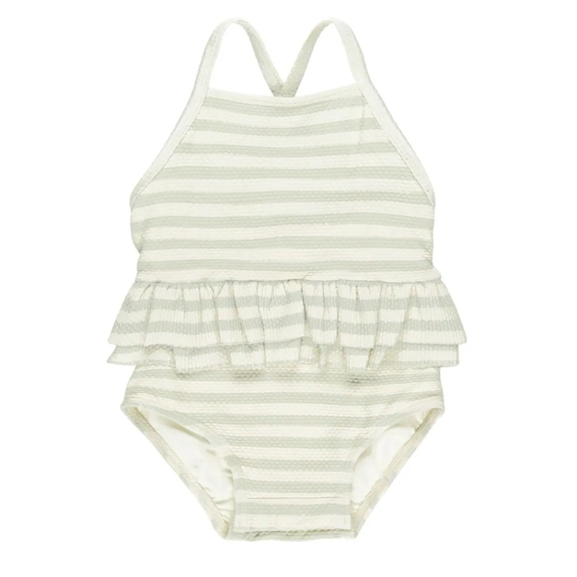 Ruffled One-Piece Swimsuit