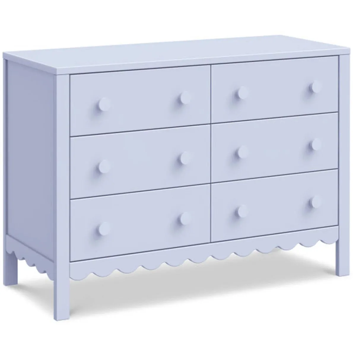 Sammy Scallop 6 Drawer Dresser