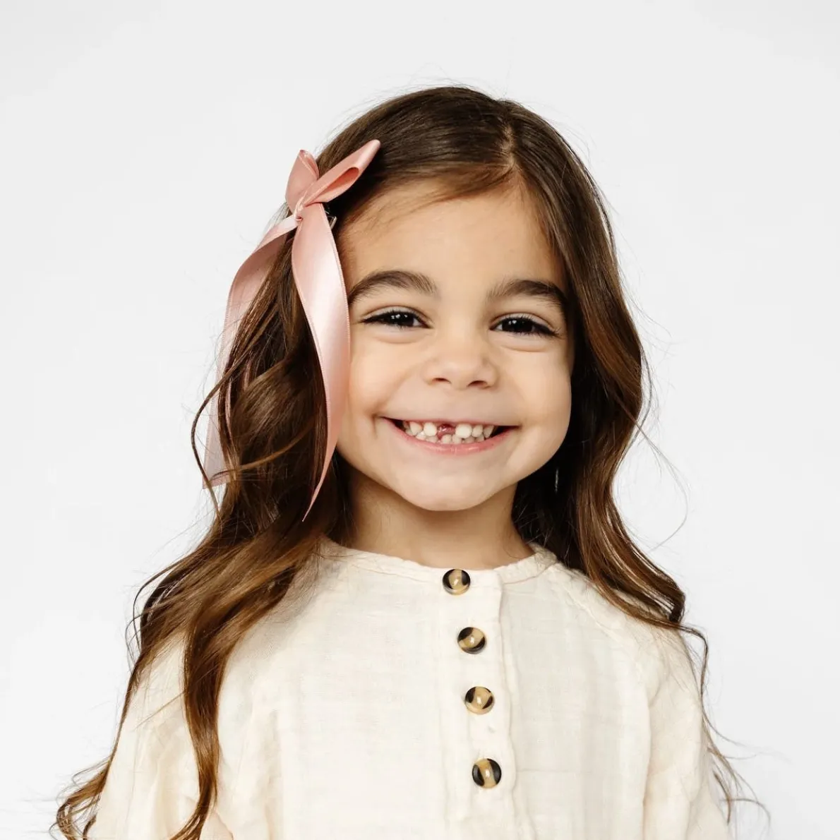 Satin Bow Sash Clip SM