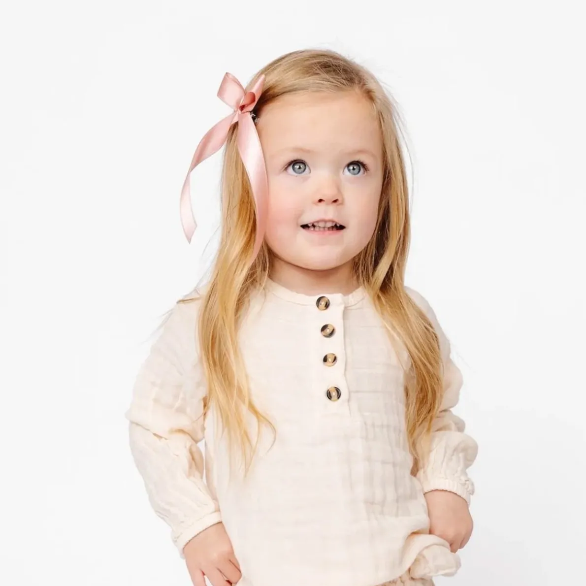 Satin Bow Sash Clip SM