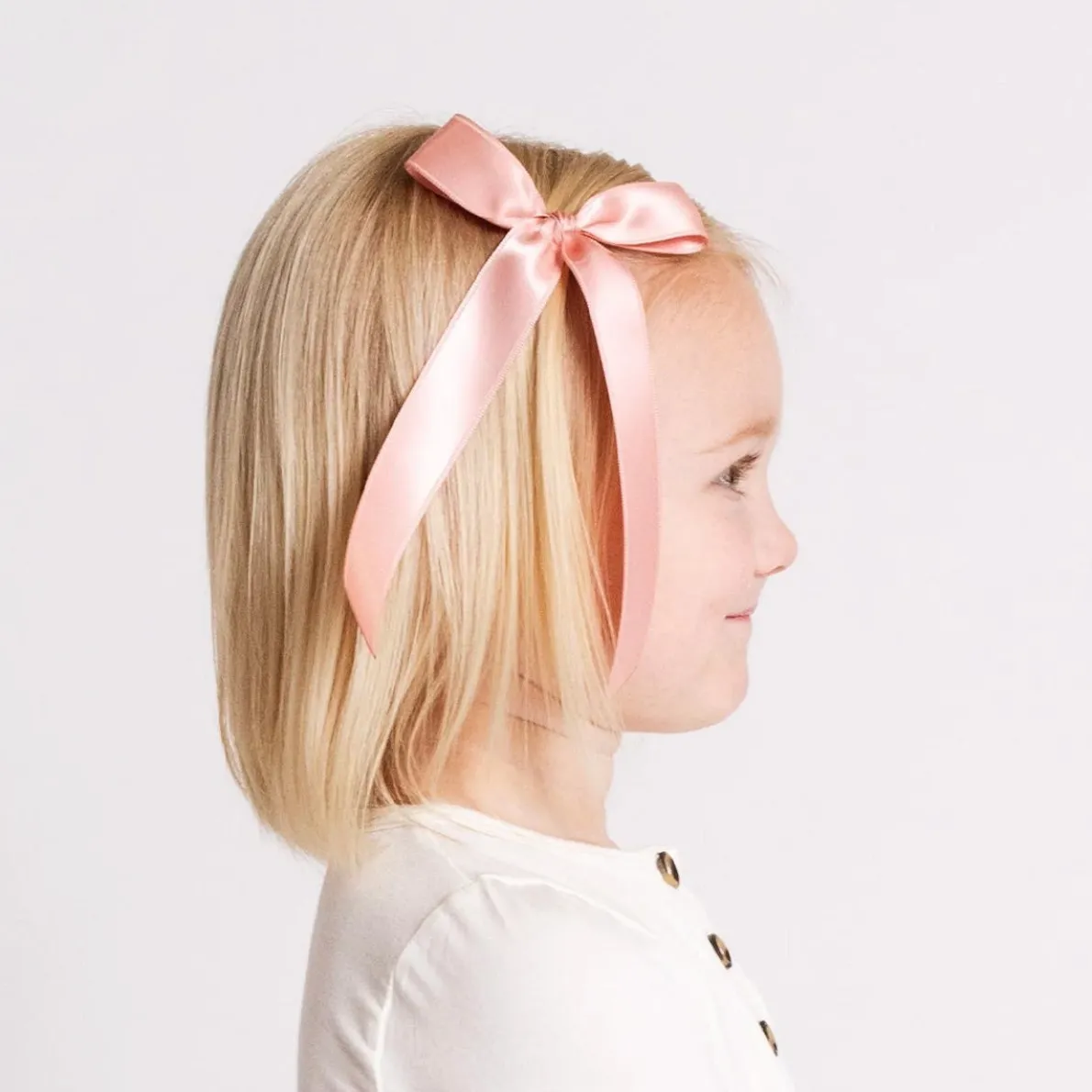 Satin Bow Sash Clip SM