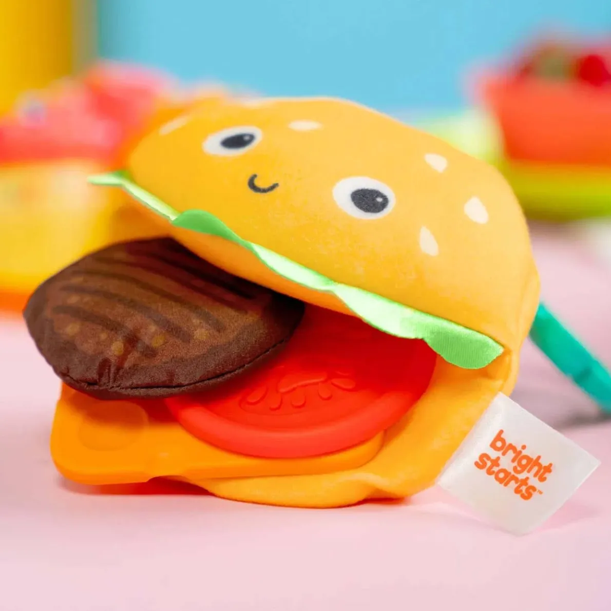 Say Cheeseburger Teether Toy