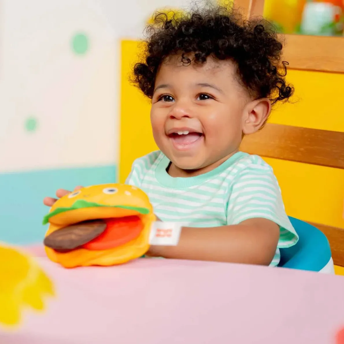 Say Cheeseburger Teether Toy
