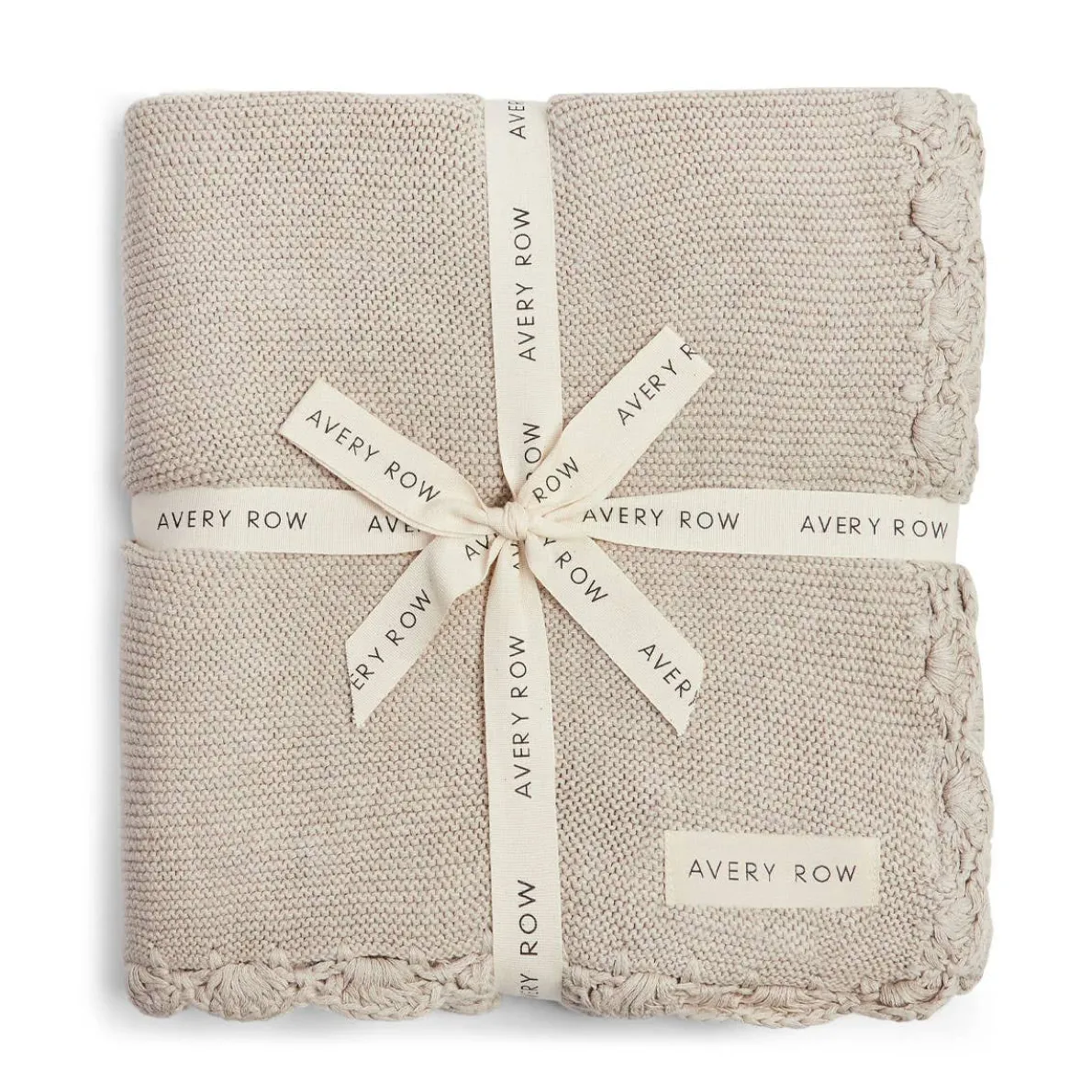 Scallop Knit Blanket