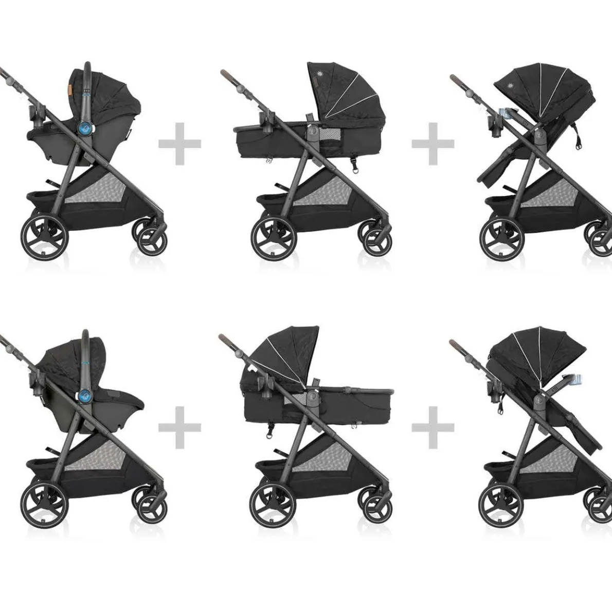 Shyft Intuiti+ Travel System featuring Revolve180 LiteMax NXT with SensorySoothe