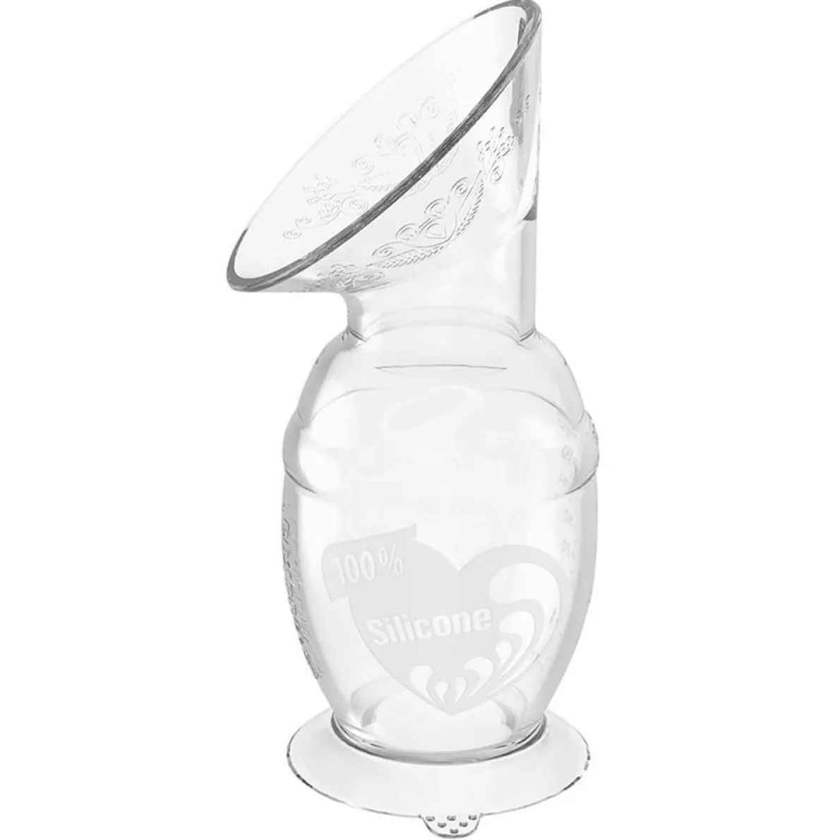 Silicone Breast Pump with Suction Base (100 mL)