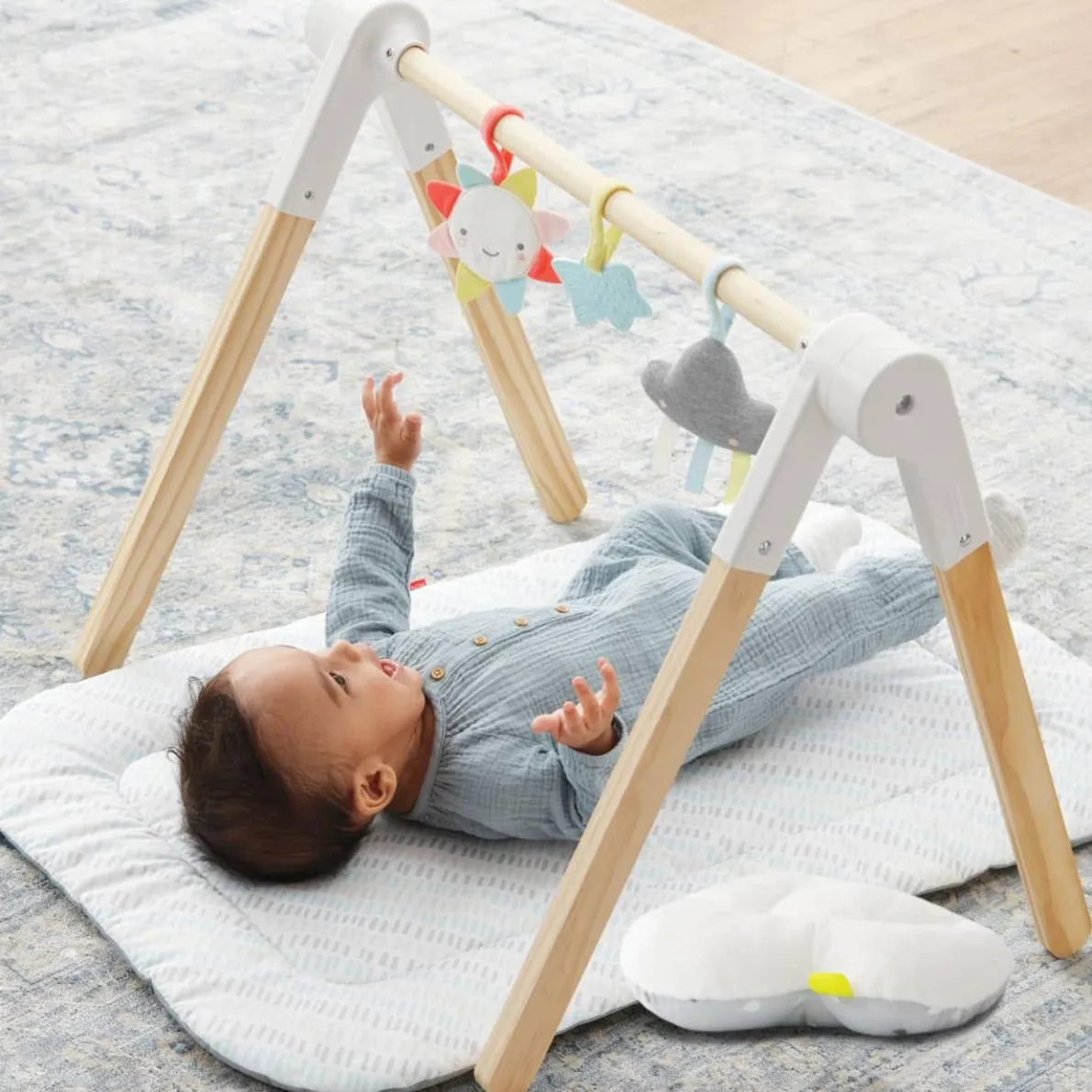 Silver Lining Cloud Wooden Activity Gym