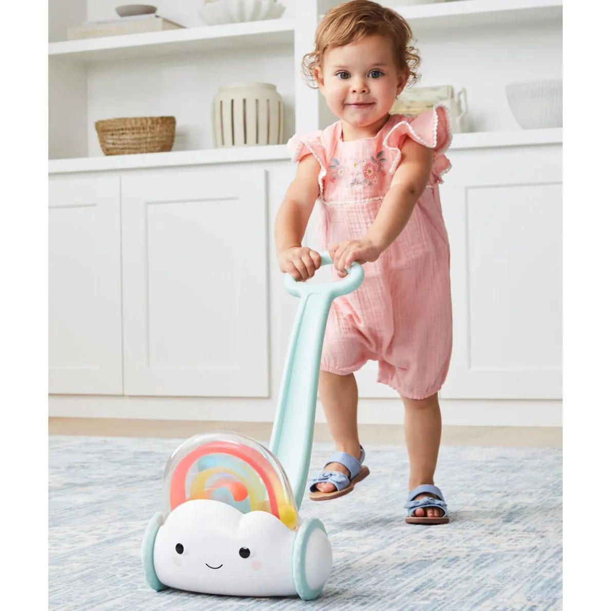 Silver Lining Cloud Push Toy