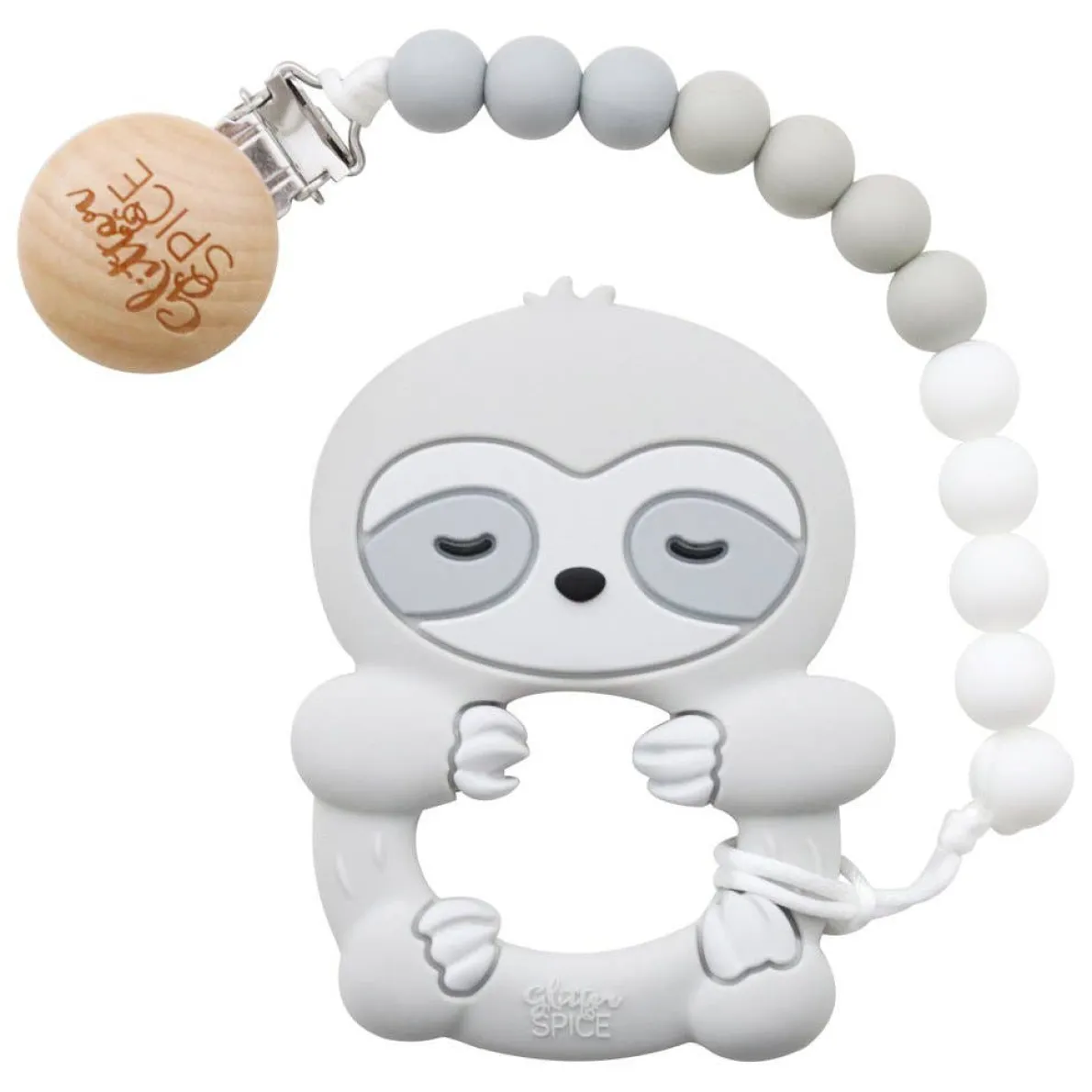 Sloth Teether with Clip