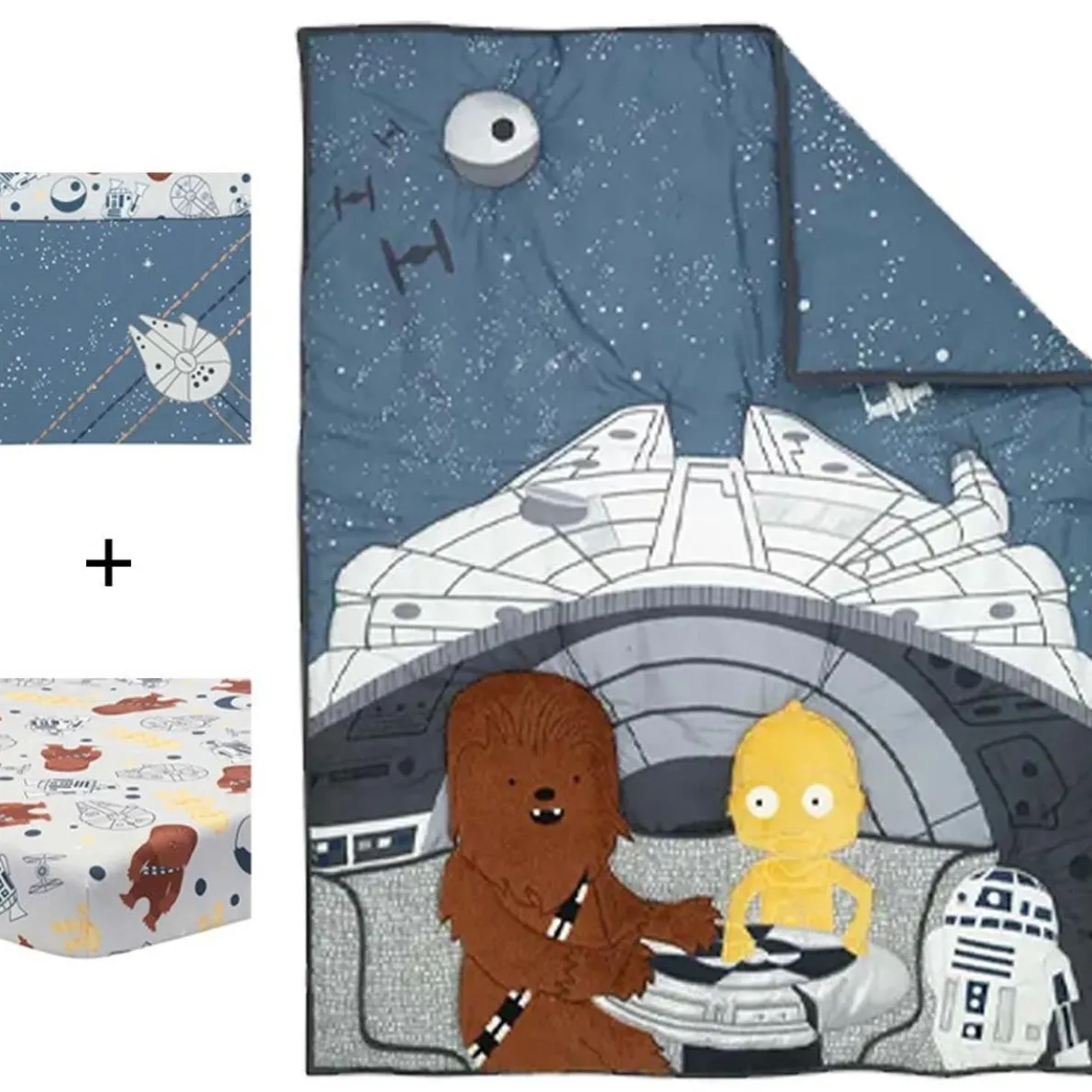 Star Wars Millennium Falcon 3 Piece Crib Set
