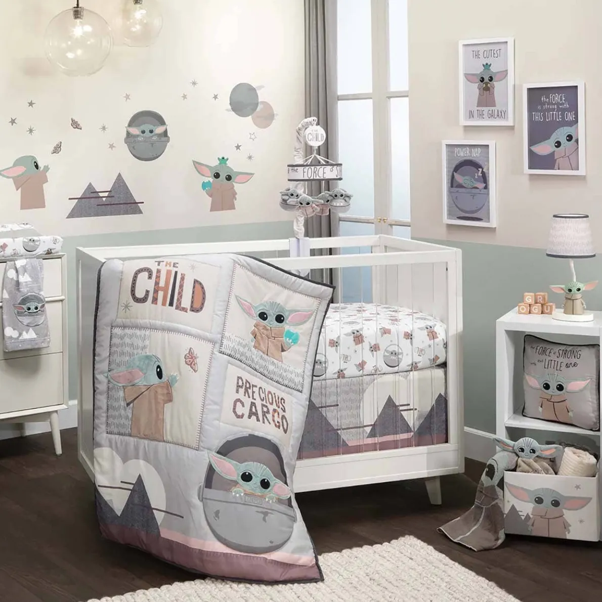 Star Wars the Child 3 Piece Crib Set