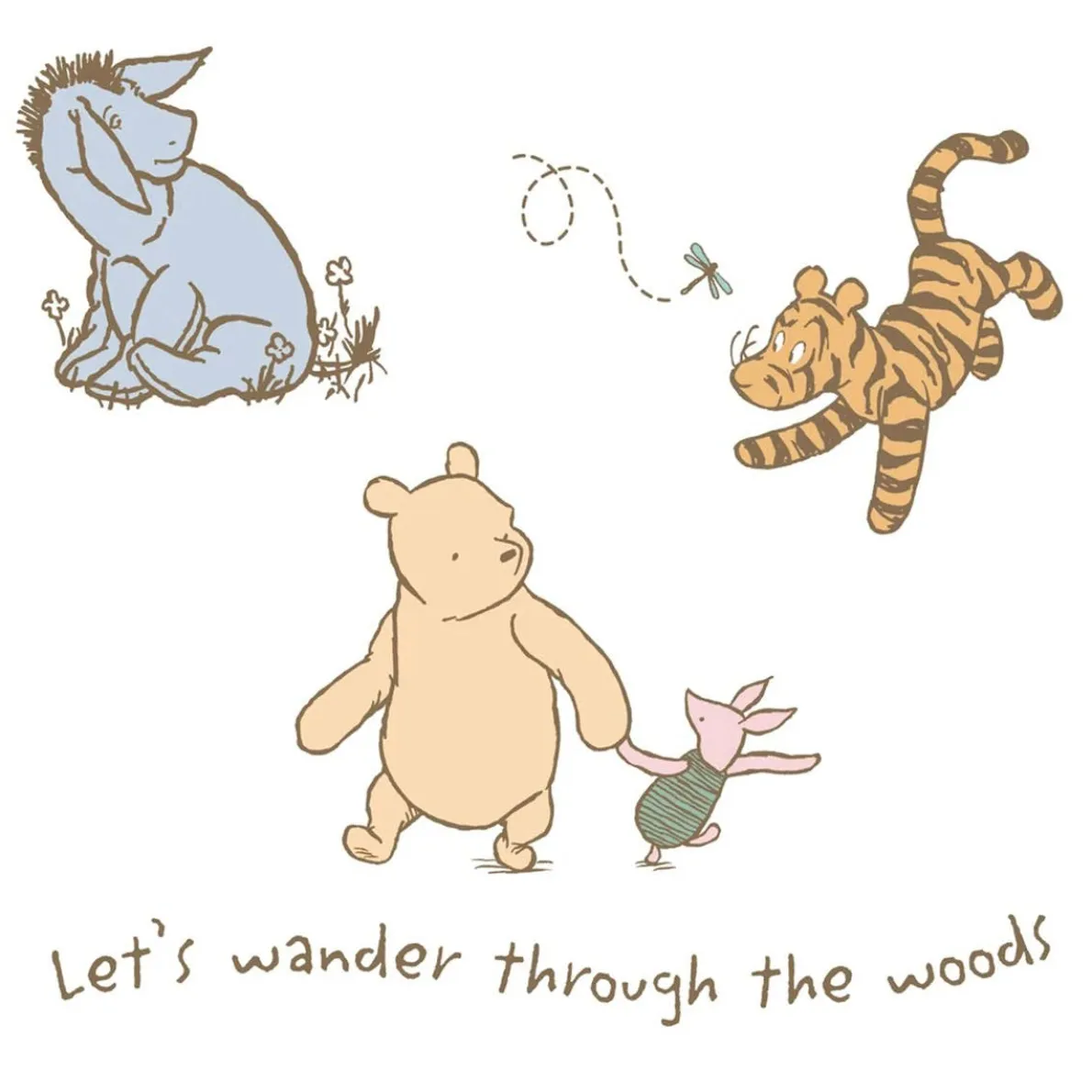 Storytime Pooh Wall Decals