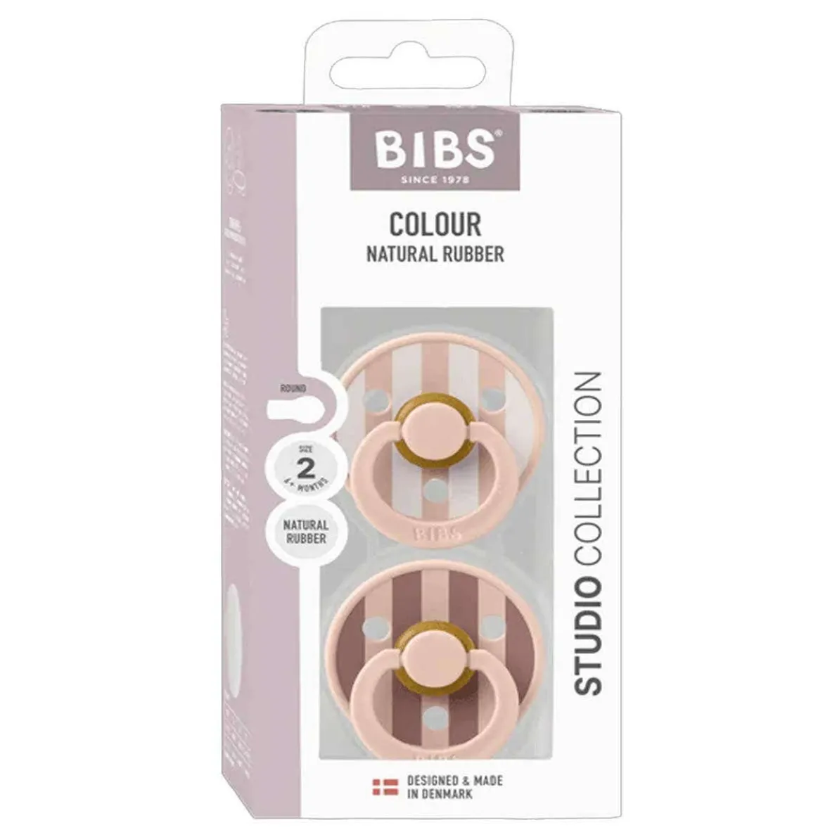 Studio Colour Block Pacifier (2 Pack)