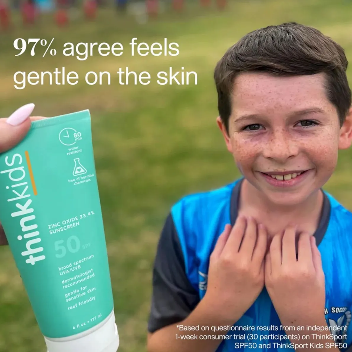 Thinksports Kids SAFE Sunscreen SPF50 (6 oz)