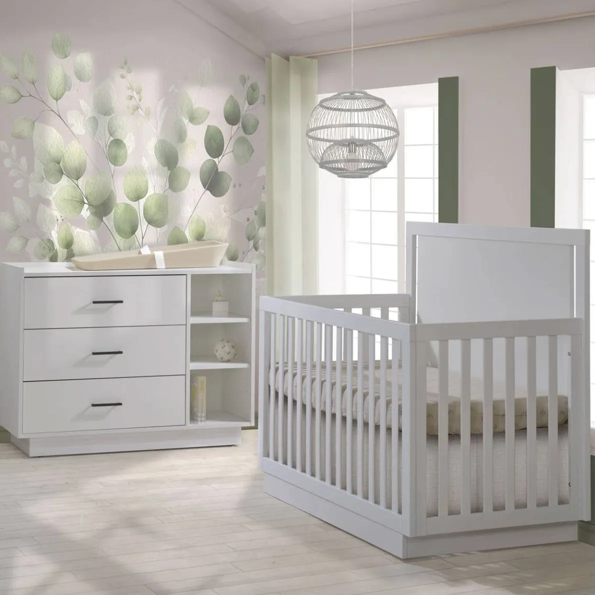 Tito Convertible Crib & Combo Drawer