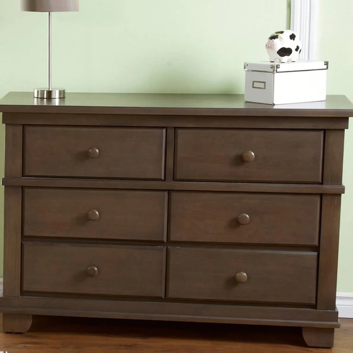 Torino Full Panel Forever Crib + Double Dresser