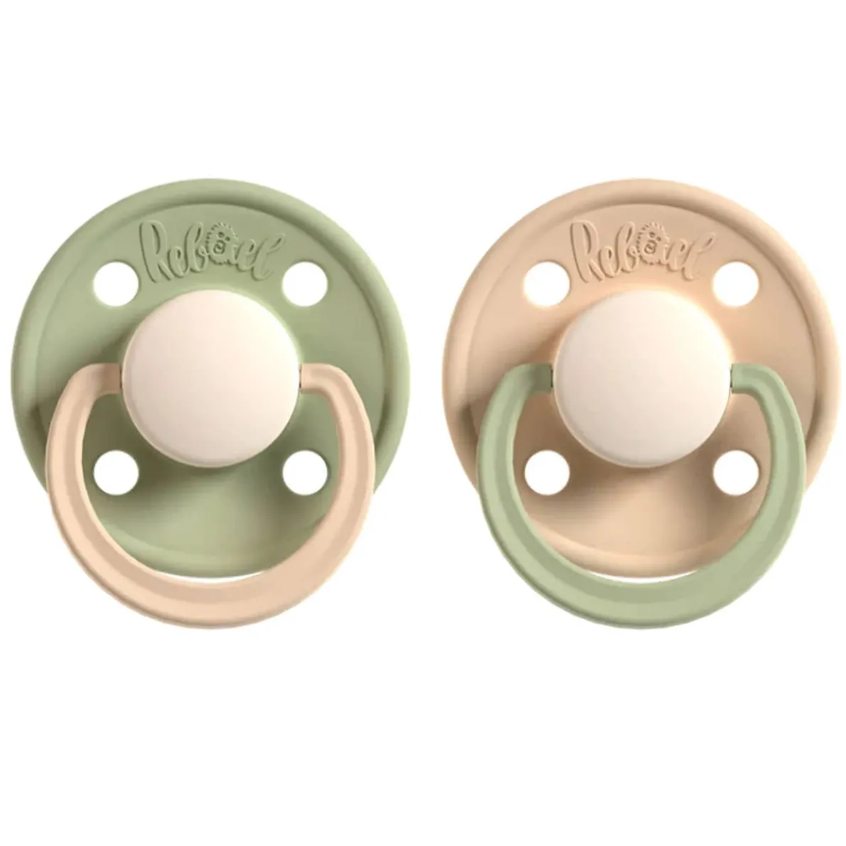 Tri-Colour Pacifier (2 Pack)