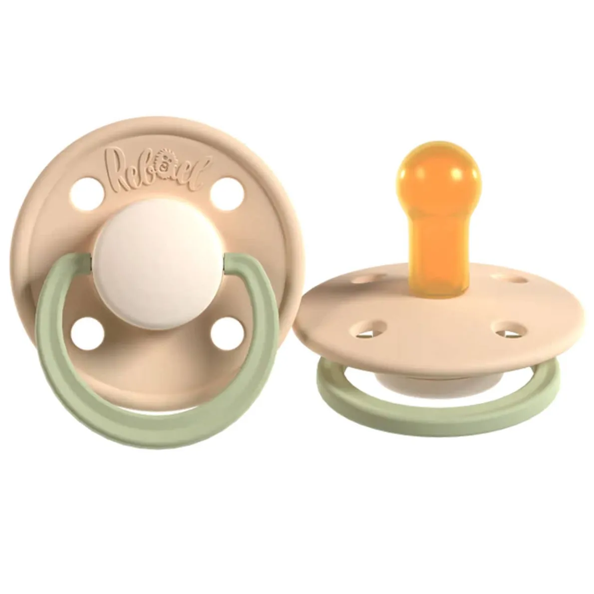 Tri-Colour Pacifier (2 Pack)