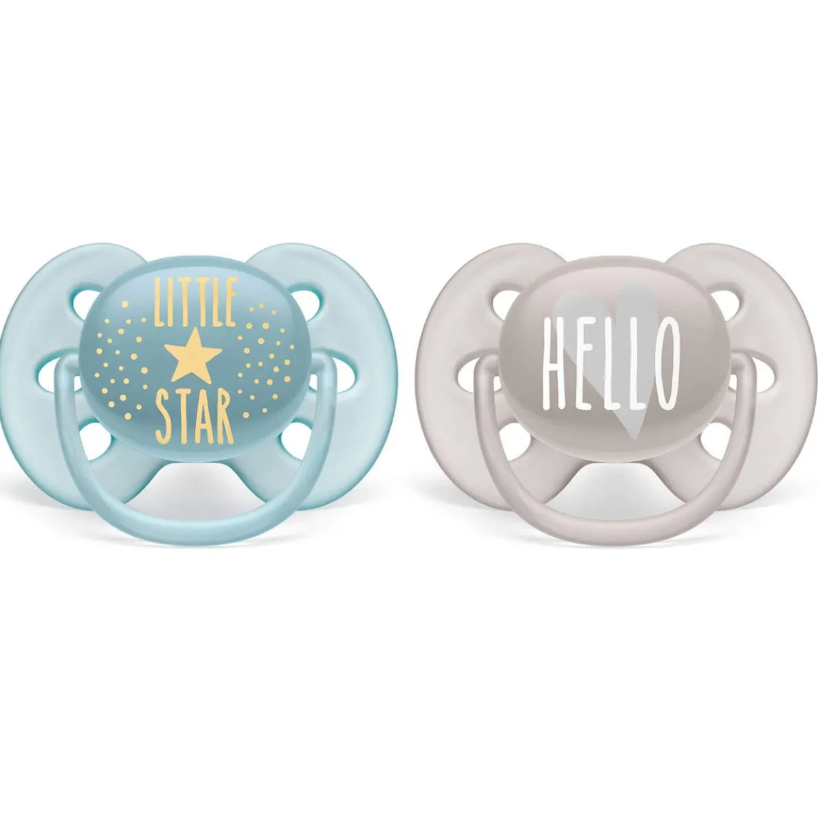 Ultra Soft Pacifier Decos 6-18M (2 Pack)