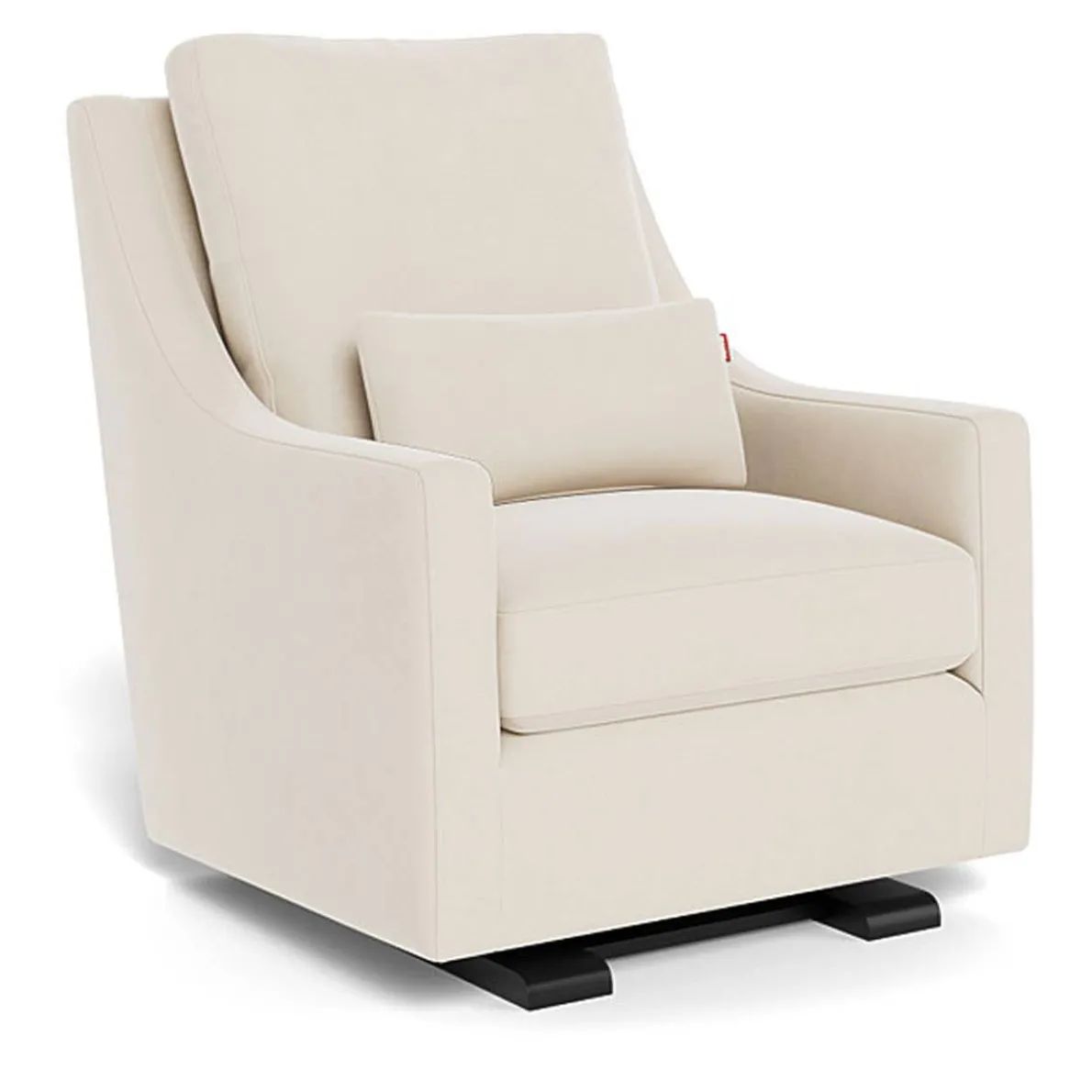 Vera Glider - European Fabric with Espresso Base