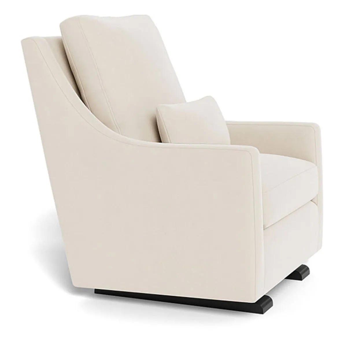 Vera Glider - European Fabric with Espresso Base