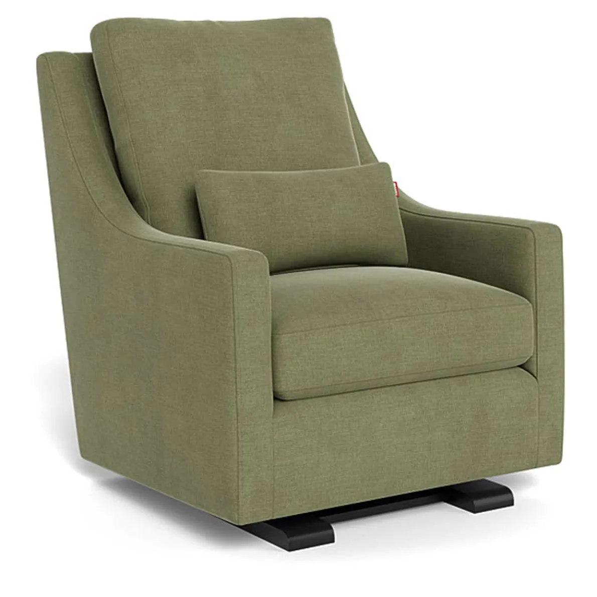 Vera Glider - European Fabric with Espresso Base