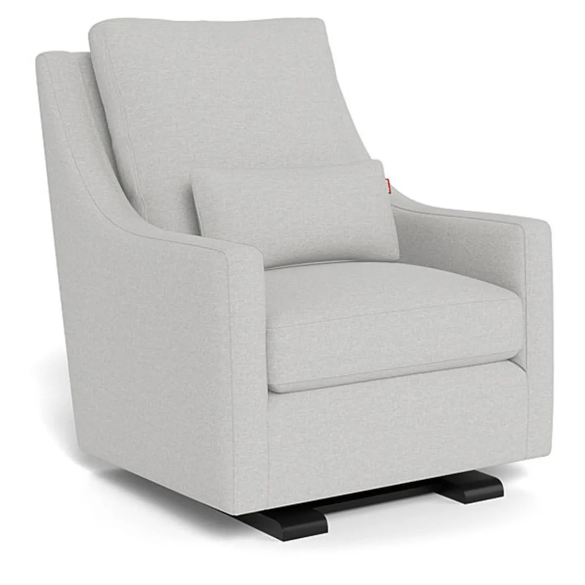 Vera Glider - Fabric with Espresso Base