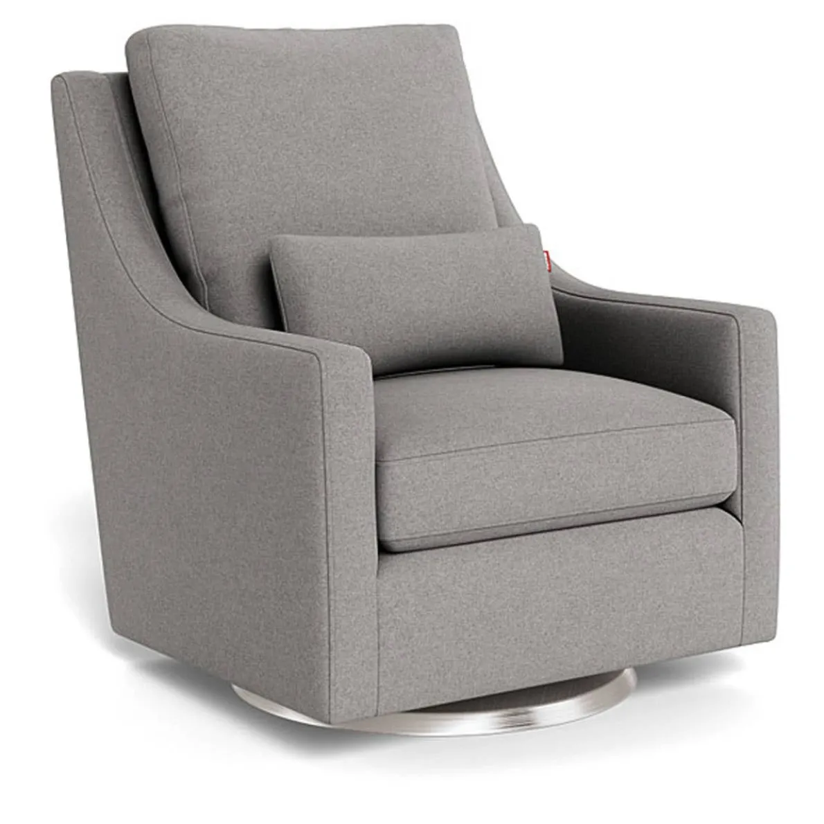 Vera Glider - Wool Fabric with Swivel Base